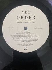 New Order Lp Substance 1987 V. G + Promo Copy Original Press