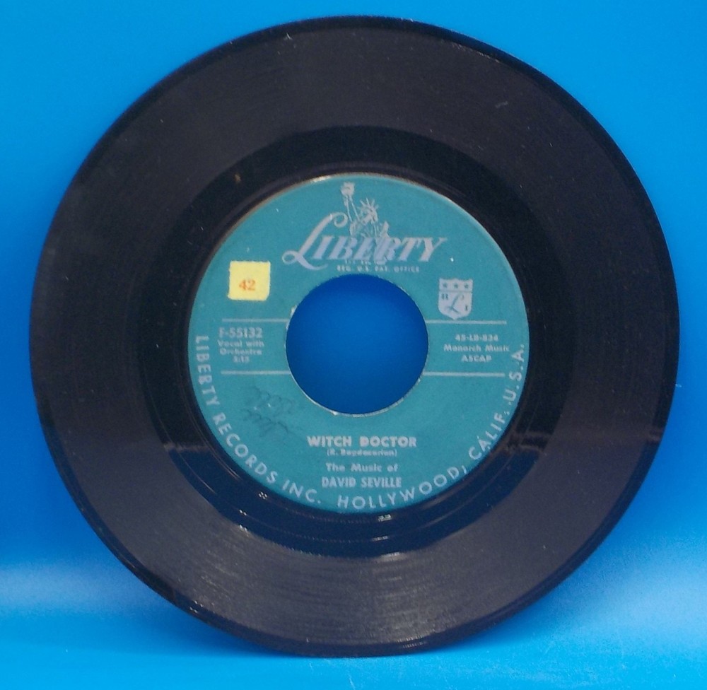 David Seville 45 “Witch Doctor / Don’t Whistle At Me Baby” J3