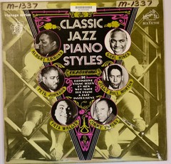 CLASSIC JAZZ PIANO STYLES 1967-EX-Hines-Waller-Morton-RCA LPV 543  