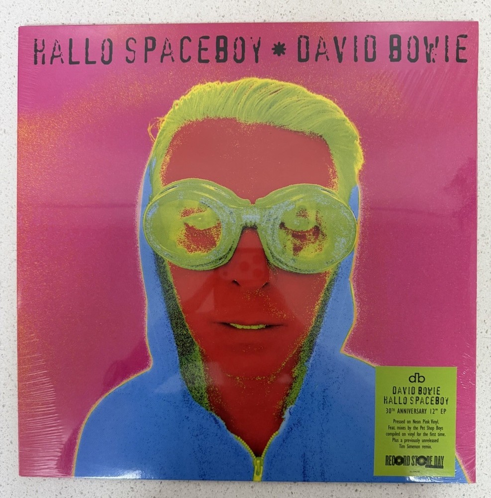 DAVID BOWIE Hallo Spaceboy RSD 2026 Neon Pink vinyl 12″ EP
