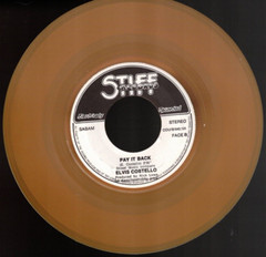 Mystery Dance by Elvis Costello (Orange 7″ Single, 1977, Stiff, PS) EX/VG+