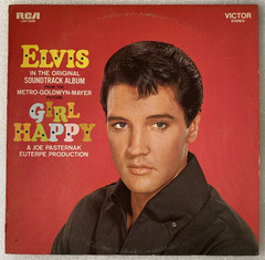 Elvis Presley Girl Happy LP Vinyl RCA LSP-3338 Reissue VG+ Vinyl VG Sleeve