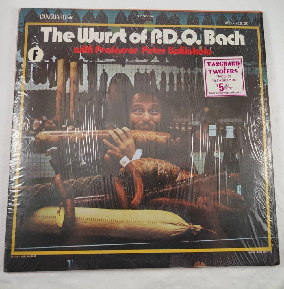 The Wurst of PDQ Bach Peter Schickele 1971 Vanguard 2LP Vinyl Box Set VSD 719/20