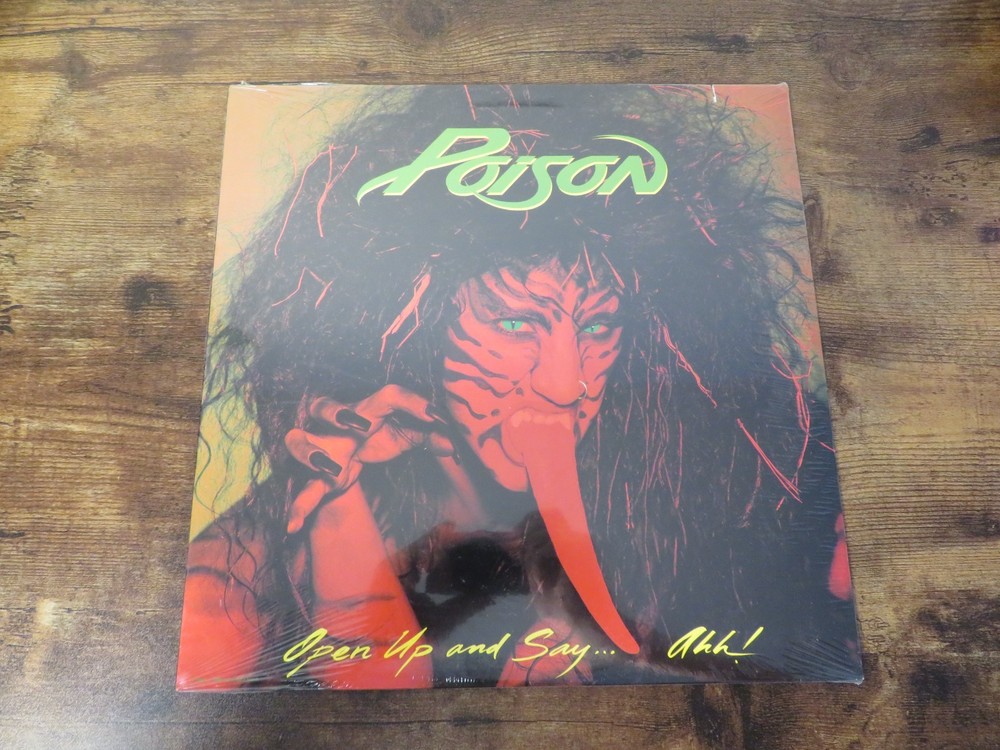 POISON Open Up And Say..Ahh ! ORIGINAL FACTORY SEALED 1988 BANNED COVER EX RADIO