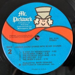 1975 Famous Ghost Stories With Scary Sounds Wade Denning Mr Pickwick Vinyl LP
