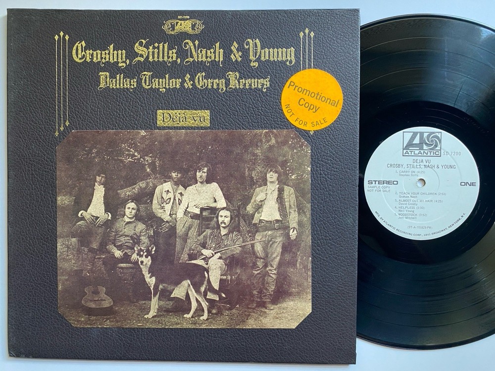 Crosby, Stills, Nash & Young – Deja Vu – Atlantic SD-7200 – White Label Promo!