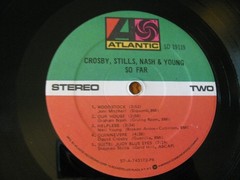1974 CROSBY STILLS NASH YOUNG SO FAR VINYL RECORD ALBUM SD 19119 VG ATLANTIC