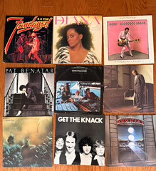 Vintage Rock/Pop Vinyl LP Record Lot