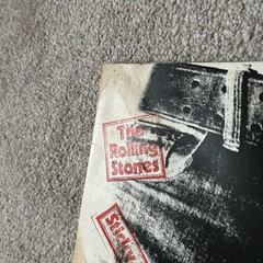 The Rolling Stones – Sticky Fingers Vinyl Record FIRST UK Pressing 1971 Zip