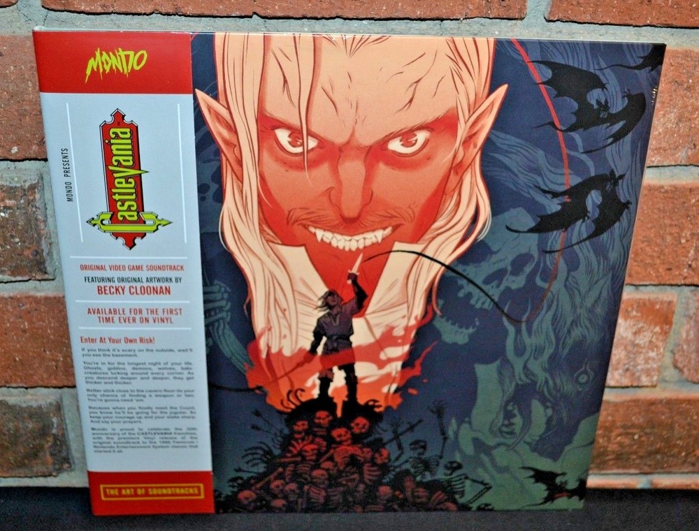 CASTLEVANIA – Game Soundtrack, Limited RED COLORED VINYL 10″ Gatefold + OBI NEW!