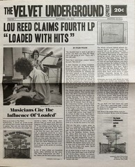 NEW Velvet Underground Loaded 45th Anniversary Promo Lot Poster Flexi Disc Paper
