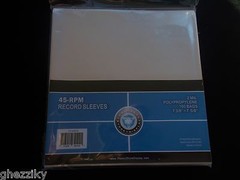 100 CLEAR PLASTIC 7″ (45 RPM) VINYL RECORD ALBUM SLEEVES BAGS OUTERSLEEVES