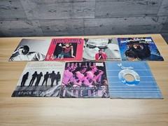 LOT OF 7 HUEY LEWIS & THE NEWS 45 VINYL RECORDS – HEART OF ROCK & ROLL