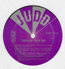 RARE, ORIGINAL JUDD (MONO)LP, “TRAVELIN’ WITH RAY SMITH” VG++ DISC, VG++ COVER