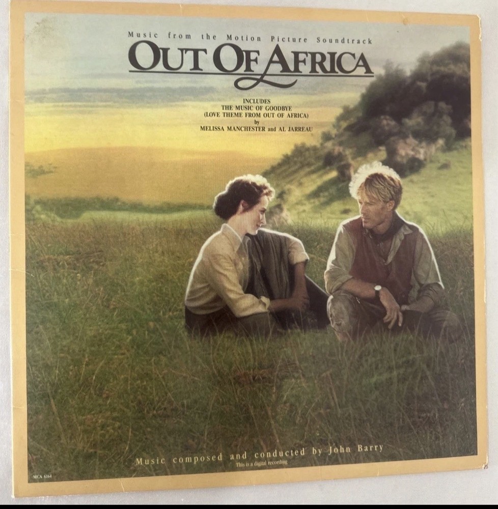 Out Of Africa Soundtrack Vinyl LP John Barry 1985 MCA Records Meryl Streep VG+