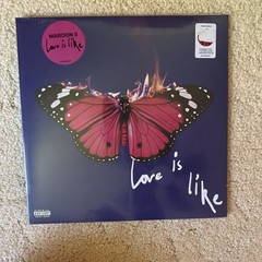Maroon 5 Love Is Like Exclusive Limited Edition Bubblegum Vinyl LP Record