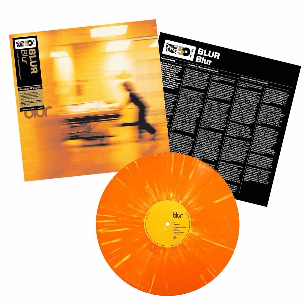 Blur – Orange Splatter Rough Trade Exclusive 50th Vinyl LP – Sold Out /2000
