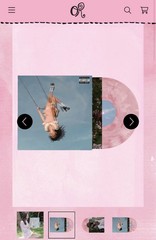Olivia Rodrigo – You Seem Pretty Sad 12” LP “Feminine Intuition” Pink Marble