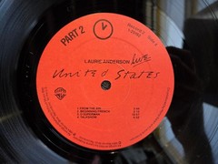LAURIE ANDERSON UNITED STATES LIVE BOX SET