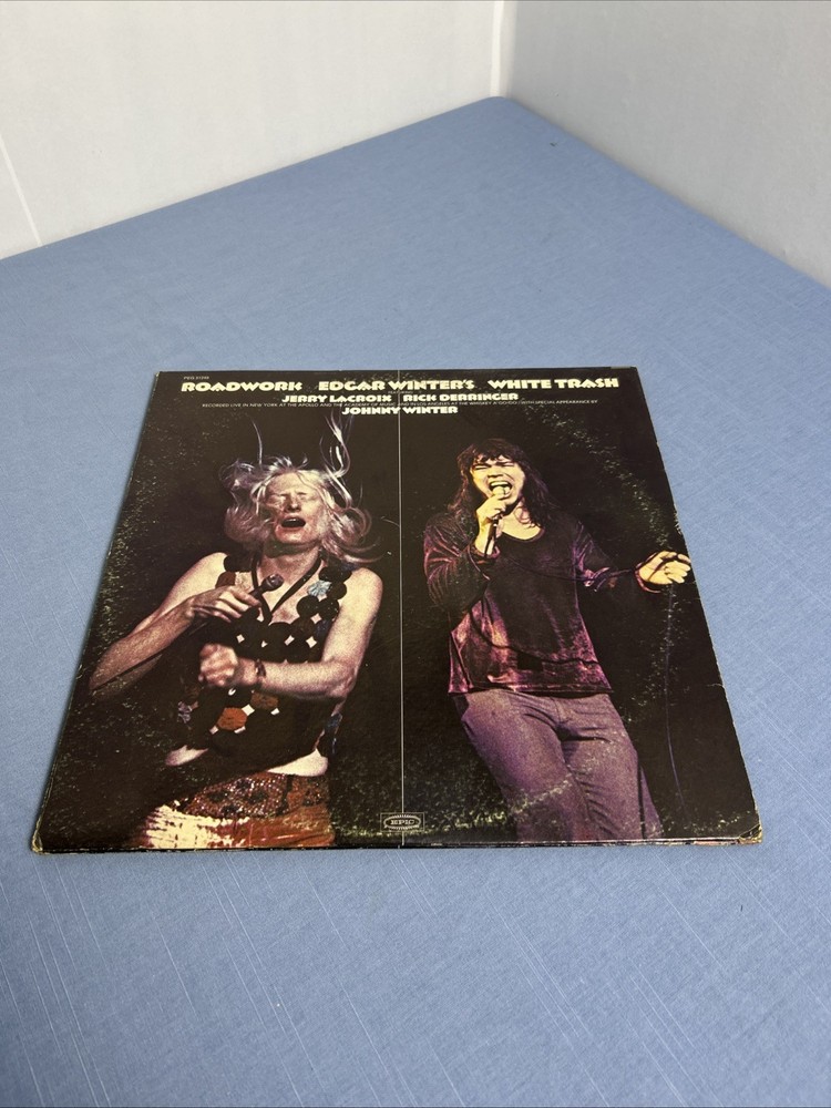 EDGAR WINTER’s WHITE TRASH – Roadwork 2xLP GATEFOLD Epic KEG 31249 HARD ROCK