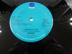 Shock – San Juan /Crank it Up 12″ Vinyl 1983 Fantasy PROMO Electro Funk