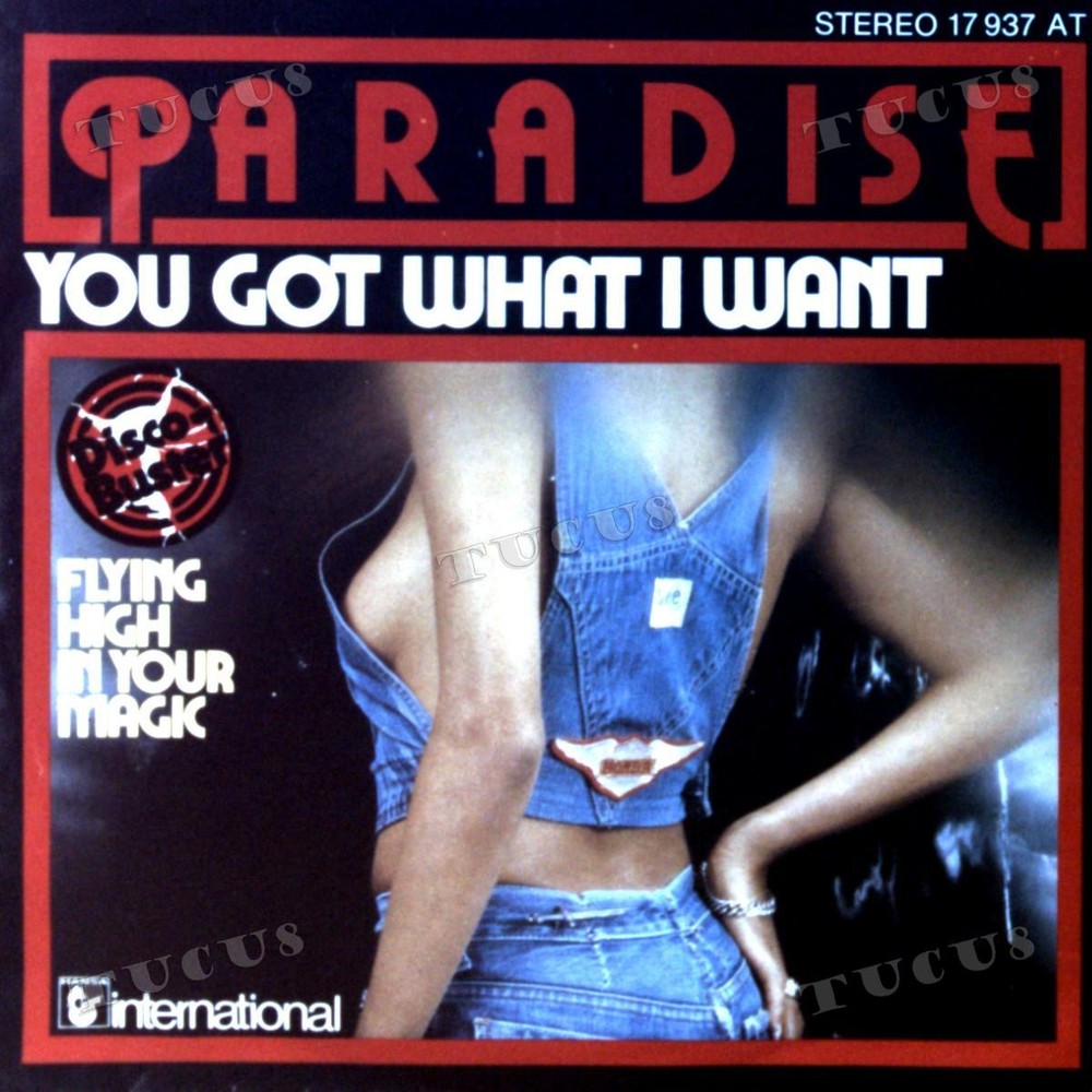 Paradise – You Got What I Want 7″ (VG/VG) .*