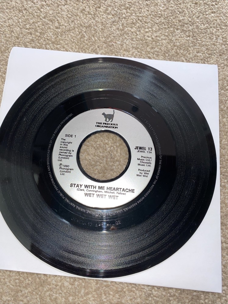 Wet Wet Wet ‎– Stay With Me Heartache – Jukebox Ready 7″ Vinyl Record