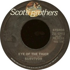 Survivor – Eye Of The Tiger (7″, Single, Styrene, Pit) (Very Good Plus (VG+))