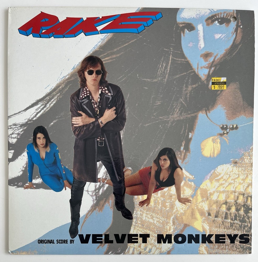 Rake Original Score Velvet Monkeys Thurston Moore/J Mascis 1990 Rough Trade LP