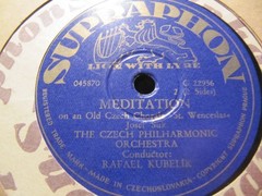 Rafael KUBELIK Josef Suk MEDITATION on Old Chorale St Wenceslas Czech SUPRAPHON