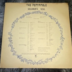 The Pentangle Solomon’s Seal 12″ Vinyl LP Stereo Reprise Records 1972 MS 2100