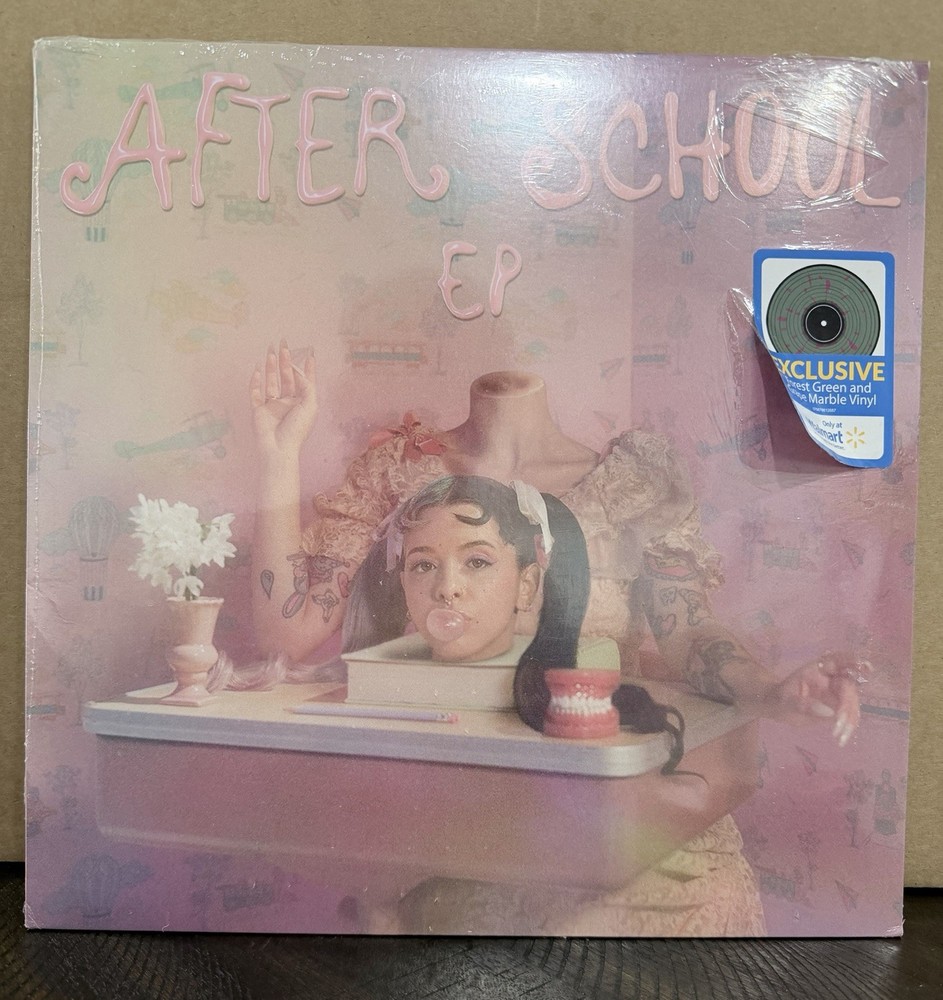 Melanie Martinez – After School – Forest Green & Grape Marble Vinyl Walmart New