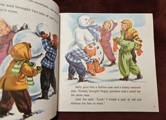 FROSTY THE SNOWMAN Little Golden Book Read Along Book & Record VG