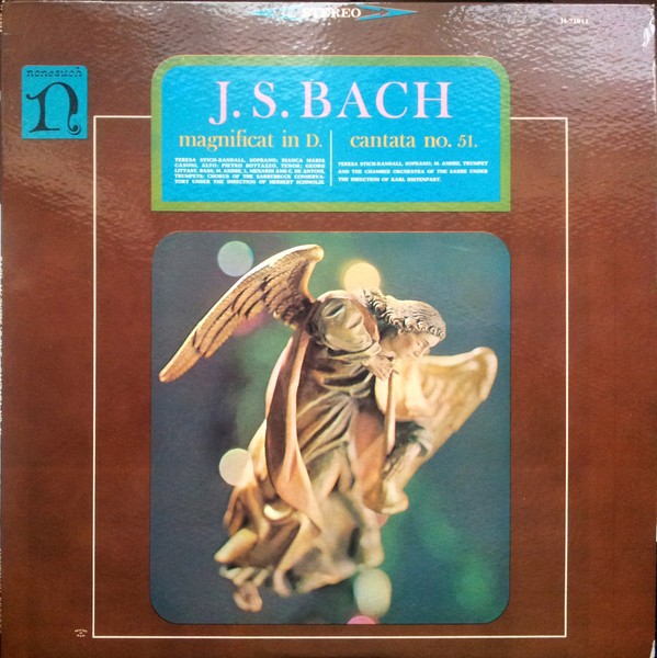Johann Sebastian Bach, Various, Magnificat In D. / Cantata No. 51., (LP), VG, 42