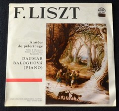 DAGMAR BALOLGHOVA,PIANO-VARIOUS LISZT COMPOSITIONS-CZECH REPUBLIC-1967 SEALED LP