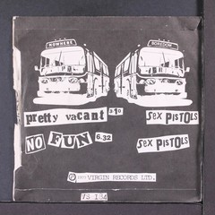 SEX PISTOLS: pretty vacant / no fun VIRGIN 7″ Single 45 RPM United Kingdom