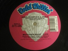 KOOL G RAP & D.J. POLO ROAD TO THE RICHES 12″ OG ’89 COLD CHILLIN’ PROMO RAP VG