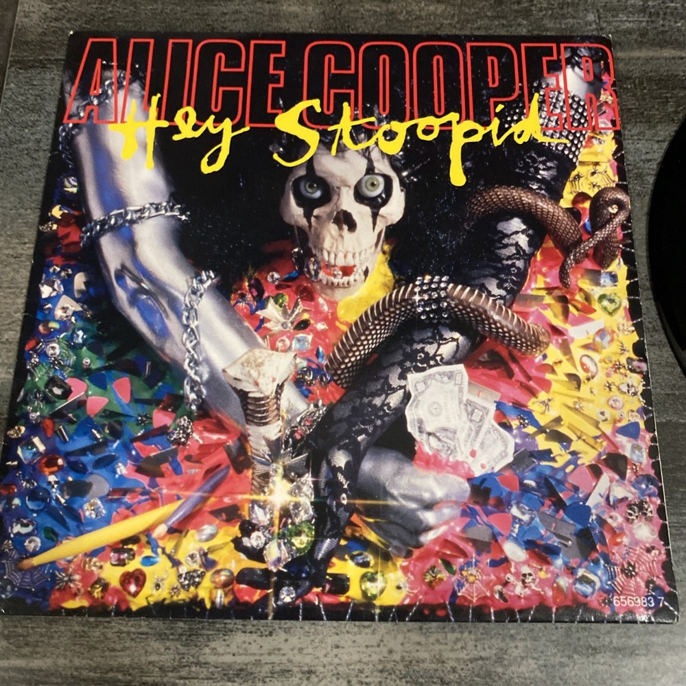 Alice Cooper Hey Stoopid 7″ Single Vinyl (Wind-up Toy B-side)
