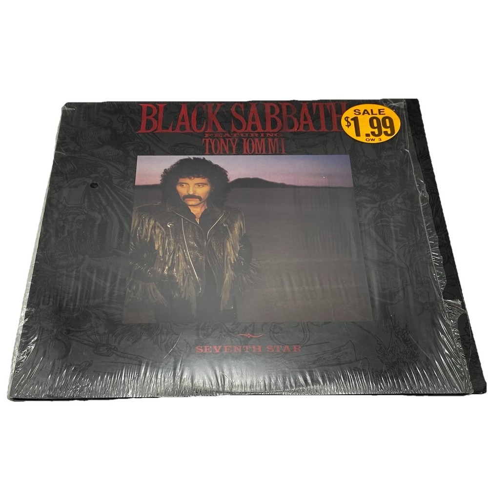 Black Sabbath Tony Iommi Seventh Star LP 1986 Warner Bros 1-25337