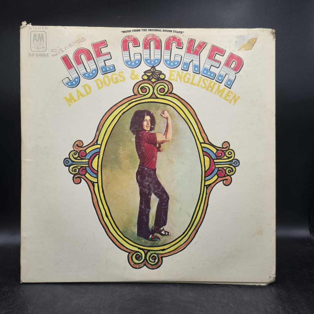 JOE COCKER Mad Dogs & Englishmen 1970 1ST PRESSING SP6002 W/ Fold Out POSTER 2LP