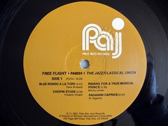Free Flight : The Jazz/Classical Union 1982 Jazz LP Vinyl Record PA 8024 cut-out