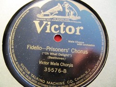 1916 VICTOR Oratorio Chorus BEETHOVEN FIDELIO Prisoners Die Himmel rühmen 35576