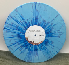 Megadeath – Limited Ocean Blue Splatter Vinyl JSA Certified Numbered