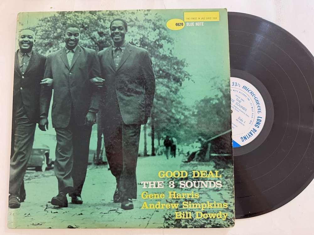 The Three Sounds Blue Note 4020 LP “Good Deal” W.63rd DG Ear RVG ~Mono VG