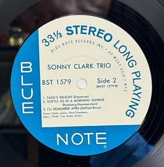 LP: Sonny Clark Trio, Sonny Clark Trio, Blue Note BST-81579, Reissue, Stereo, Ja