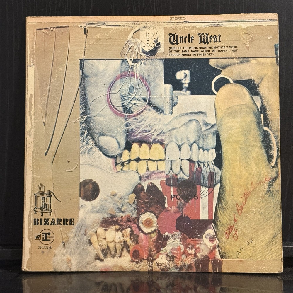FRANK ZAPPA & MOTHERS OF INVENTION Uncle Meat 1969 Bizarre 1st Press 1st Cut VG+