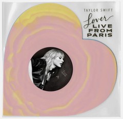 Taylor Swift Lover Live From Paris Heart Shaped 2025 Vinyl RARE NEW Pink & Blue