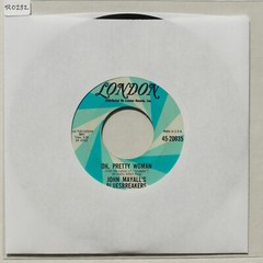 John Mayall’s Bluesbreakers *Suspicions/Oh, Pretty Woman* 45 rpm Vinyl 7″ Single