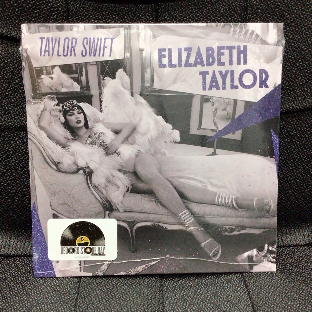 TAYLOR SWIFT ELIZABETH TAYLOR 7” VIOLET GLITTER VINYL NEW SEALED RSD 2026