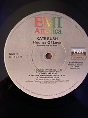 Kate Bush Hounds Of Love Vinyl EMI America 1985 1st Pressing VG+/VG
